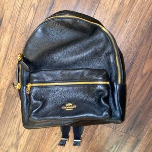 Coach women’s leather backpack